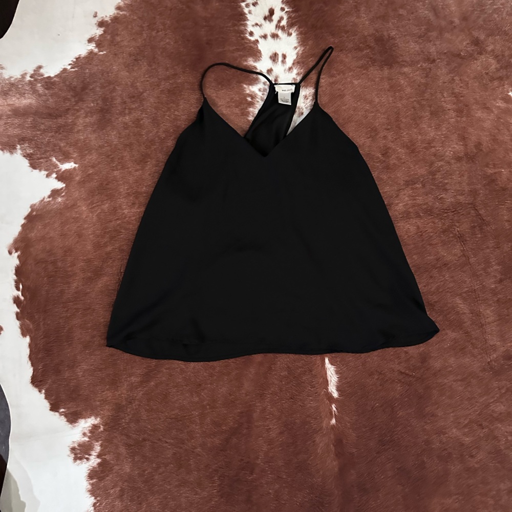 Wet Seal Black V-Neck Cami